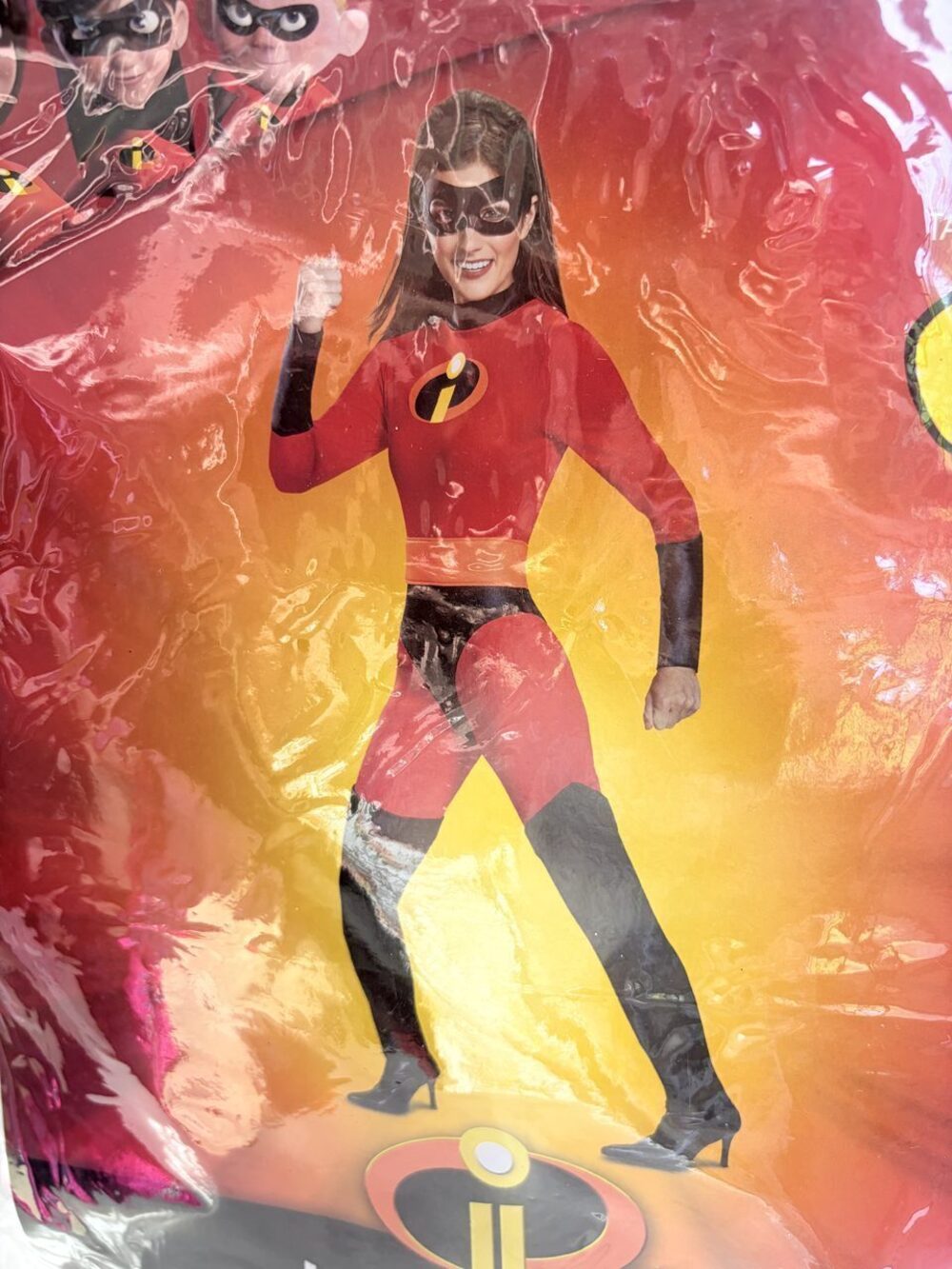 Incredibles Elastigirl Adult Womens Halloween Costume M 8-10 NIP